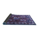 Sideview of Persian Blue Traditional Rug, tr1419blu