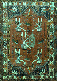 Persian Turquoise Traditional Rug, tr1419turq