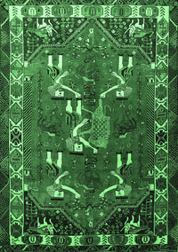 Persian Emerald Green Traditional Rug, tr1419emgrn