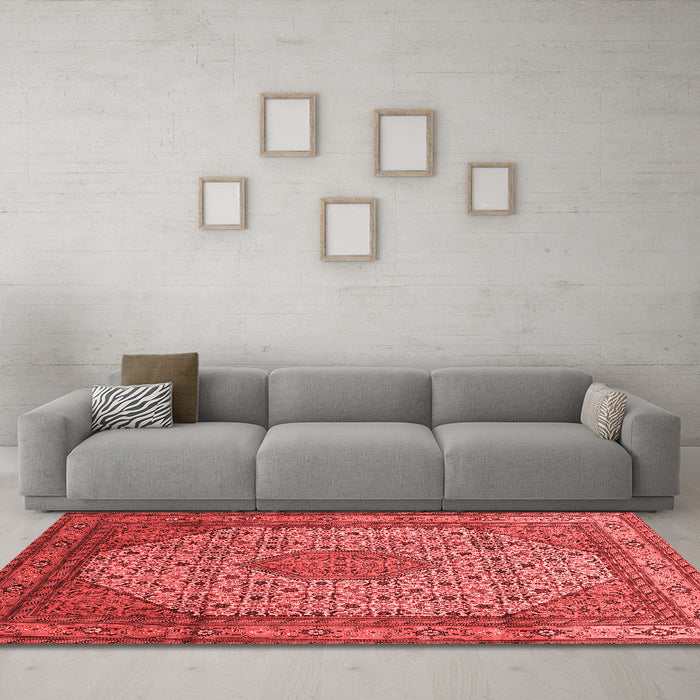 Traditional Red Washable Rugs