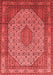 Medallion Red Traditional Area Rugs