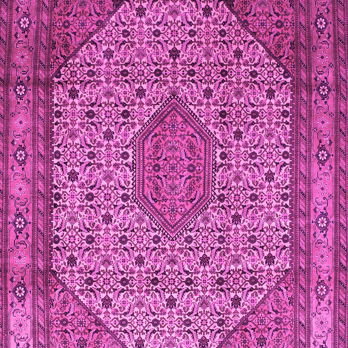 Medallion Pink Traditional Rug, tr141pnk