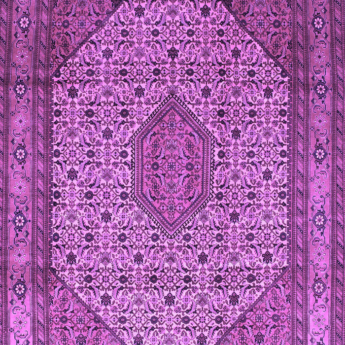Medallion Purple Traditional Rug, tr141pur