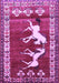 Machine Washable Persian Purple Traditional Area Rugs, wshtr1420pur