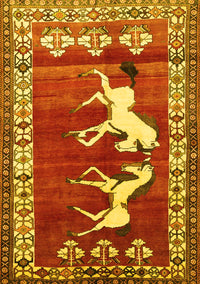 Persian Yellow Traditional Rug, tr1420yw