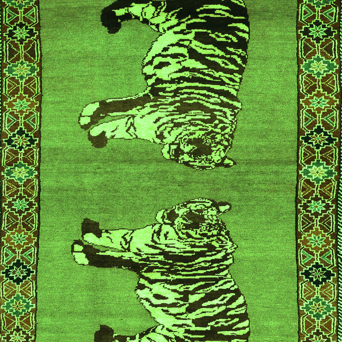 Persian Green Traditional Rug, tr1421grn