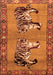 Persian Orange Traditional Rug, tr1421org