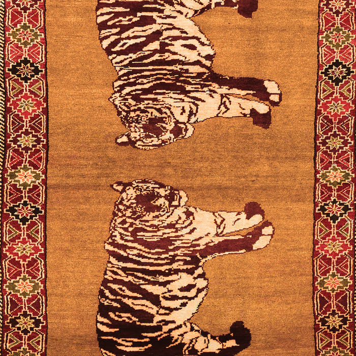 Persian Orange Traditional Rug, tr1421org