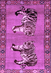 Persian Purple Traditional Rug, tr1421pur