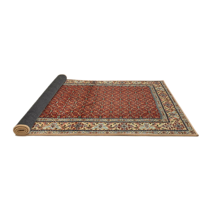 Sideview of Traditional Red Persian Rug, tr1422