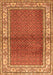 Persian Orange Traditional Rug, tr1422org