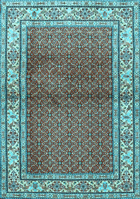 Persian Light Blue Traditional Rug, tr1422lblu