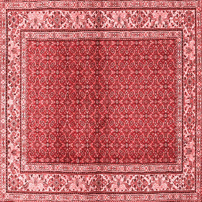 Machine Washable Persian Red Traditional Rug, wshtr1422red
