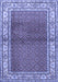 Persian Blue Traditional Rug, tr1422blu