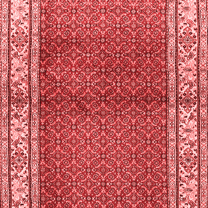 Machine Washable Persian Red Traditional Rug, wshtr1422red
