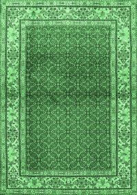 Persian Emerald Green Traditional Rug, tr1422emgrn