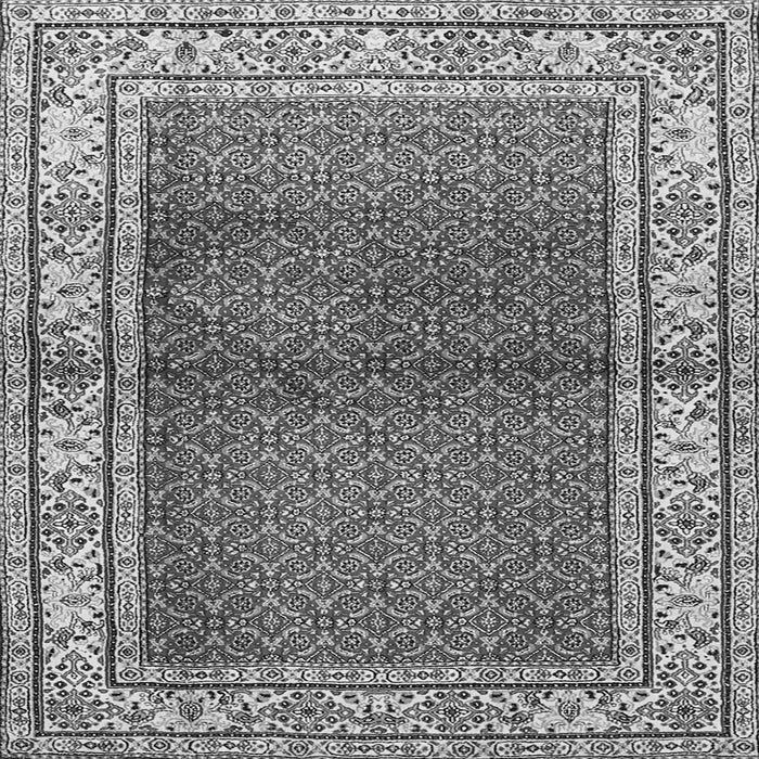 Serging Thickness of Persian Gray Traditional Rug, tr1422gry