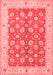 Oriental Red Traditional Area Rugs