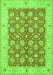 Oriental Green Traditional Rug, tr1423grn