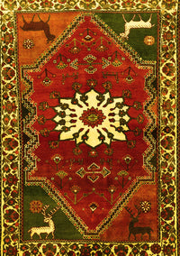 Persian Yellow Traditional Rug, tr1424yw