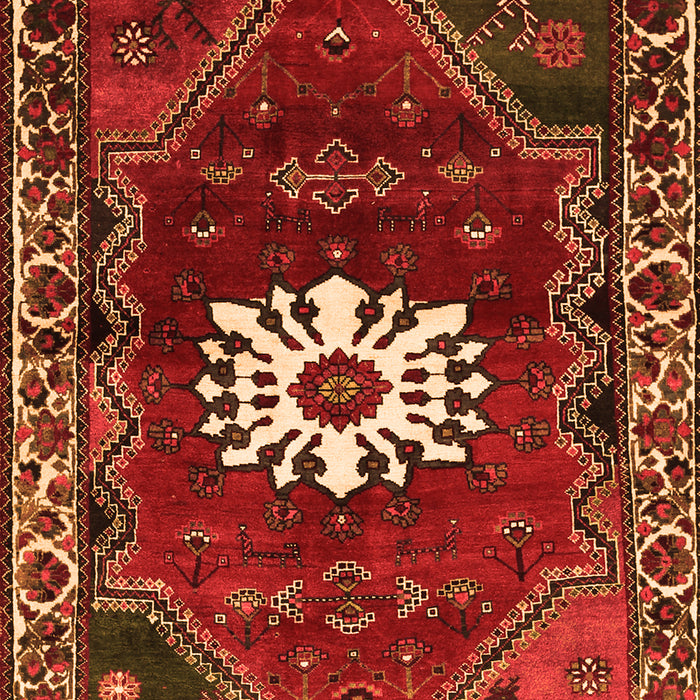 Persian Orange Traditional Rug, tr1424org