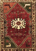 Machine Washable Persian Brown Traditional Rug, wshtr1424brn