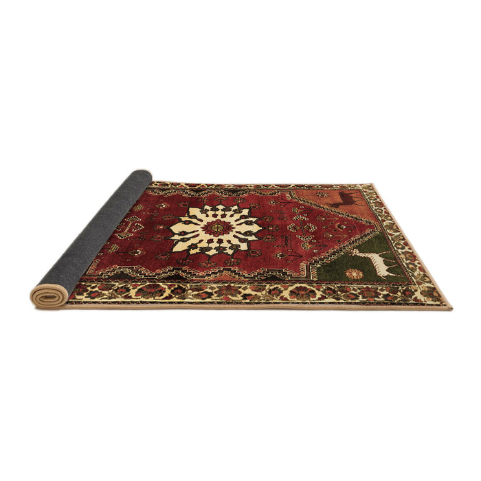Sideview of Persian Brown Traditional Rug, tr1424brn
