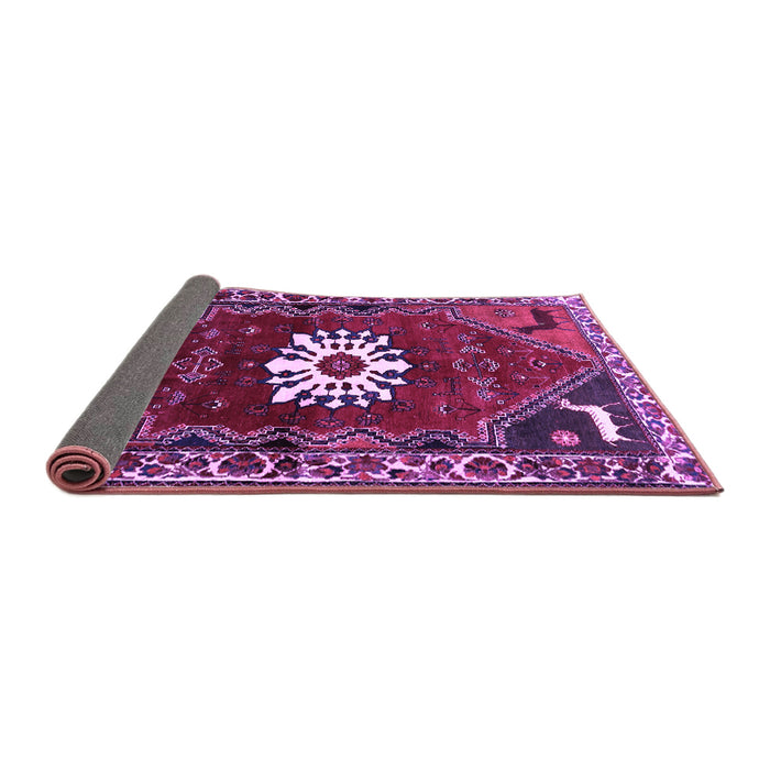 Sideview of Persian Purple Traditional Rug, tr1424pur