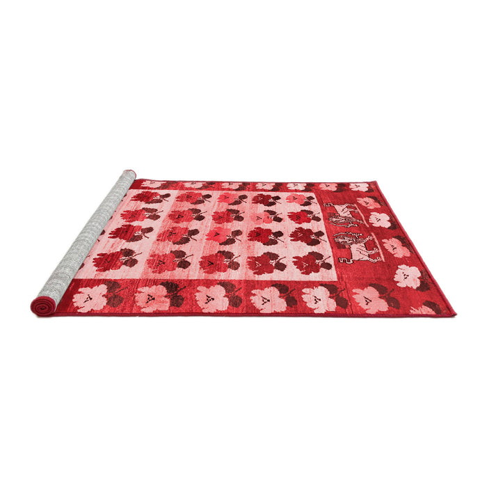Traditional Red Washable Rugs