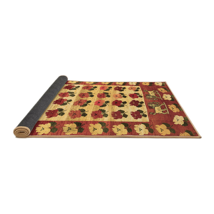 Sideview of Persian Brown Traditional Rug, tr1425brn