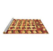 Sideview of Machine Washable Persian Brown Traditional Rug, wshtr1425brn