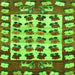 Serging Thickness of Persian Green Traditional Rug, tr1425grn