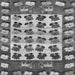 Serging Thickness of Persian Gray Traditional Rug, tr1425gry