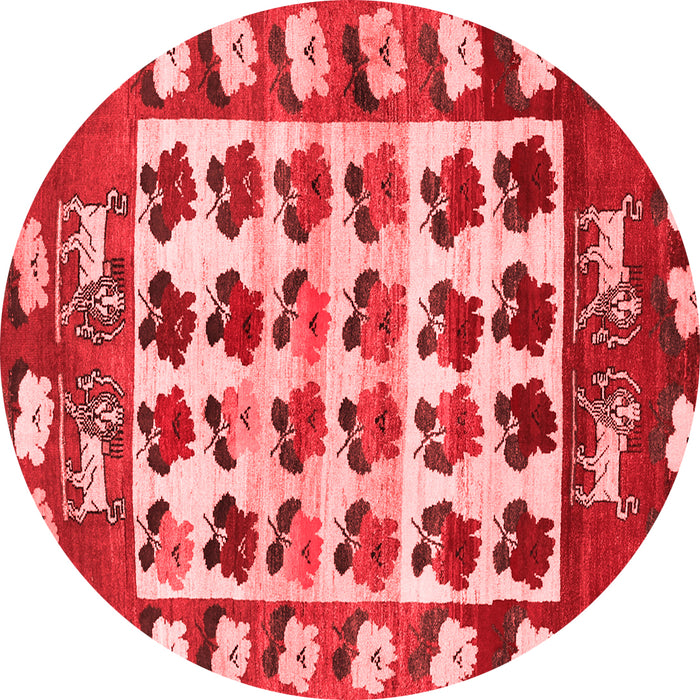 Machine Washable Persian Red Traditional Rug, wshtr1425red