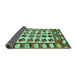 Sideview of Persian Turquoise Traditional Rug, tr1425turq