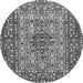 Square Persian Gray Traditional Rug, tr1426gry