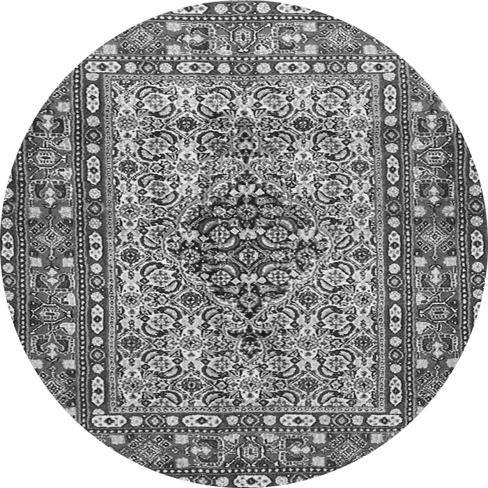 Machine Washable Persian Gray Traditional Rug, wshtr1426gry