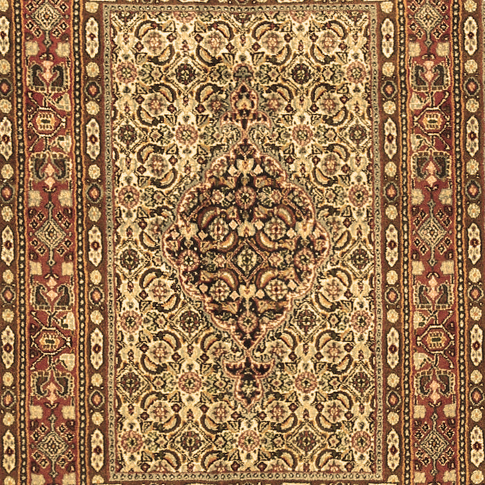 Machine Washable Persian Brown Traditional Rug, wshtr1426brn