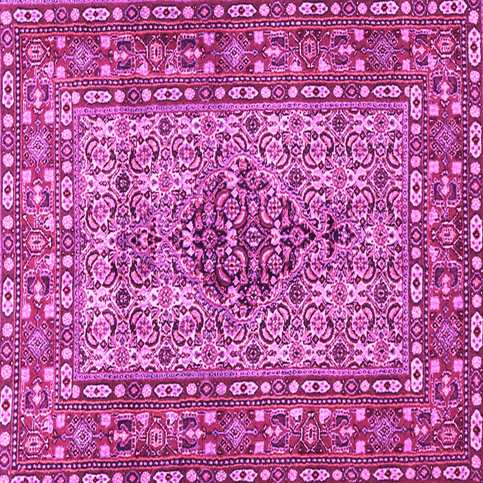 Square Persian Pink Traditional Rug, tr1426pnk