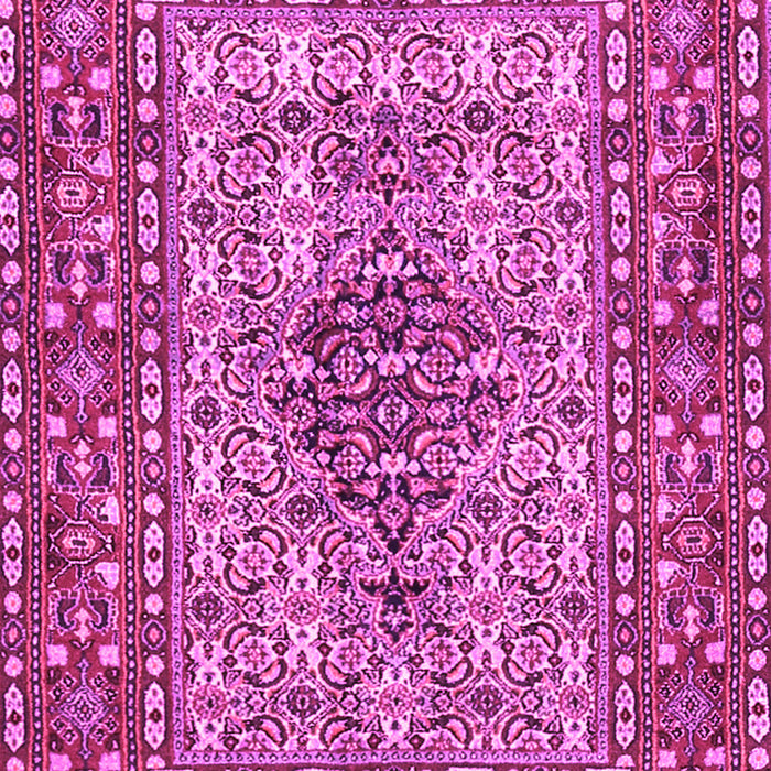 Machine Washable Persian Pink Traditional Rug, wshtr1426pnk