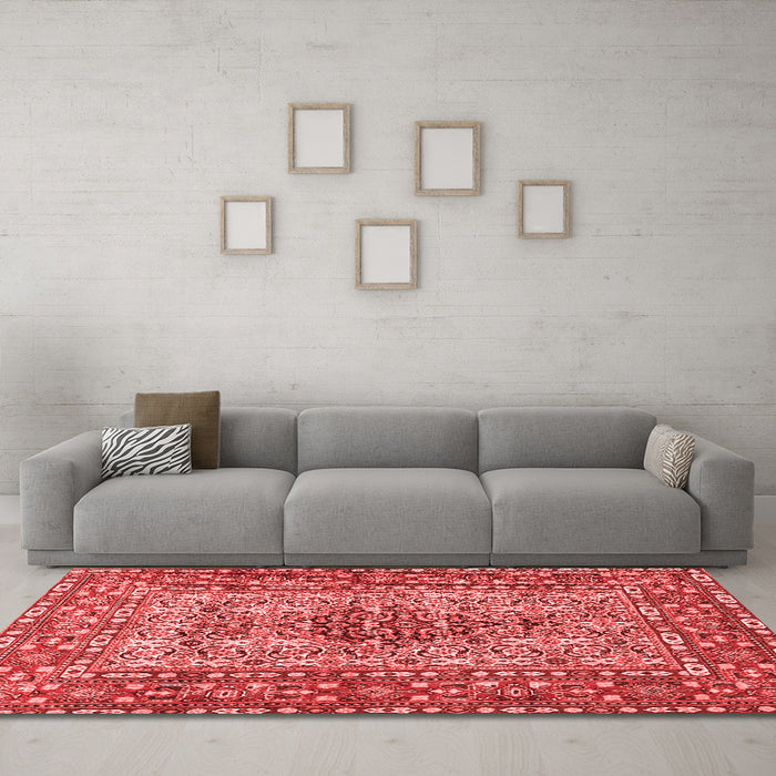 Traditional Red Washable Rugs