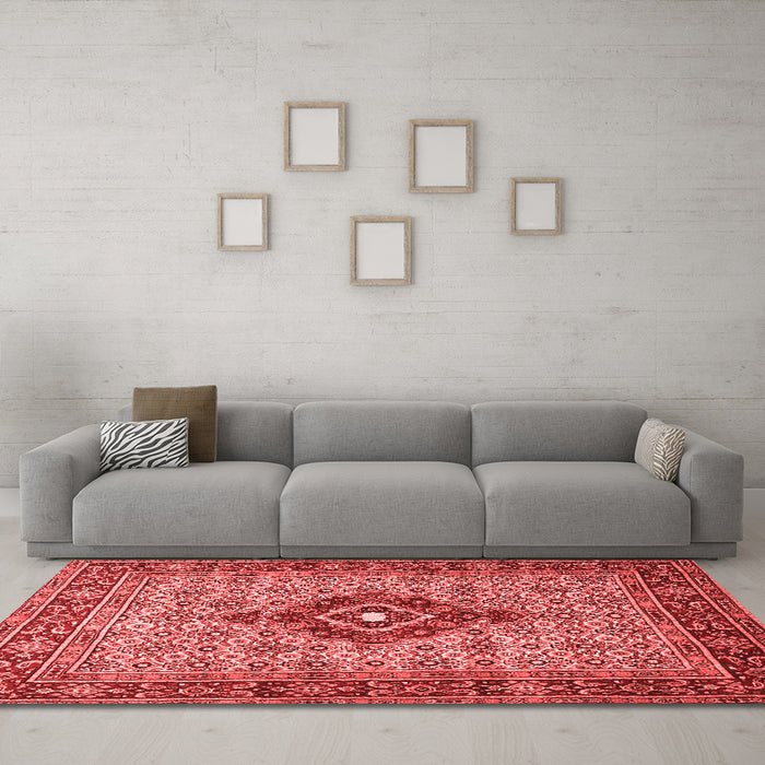 Traditional Red Washable Rugs