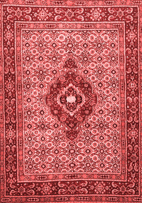 Medallion Red Traditional Rug, tr1427red