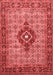 Medallion Red Traditional Area Rugs