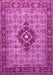 Medallion Pink Traditional Rug, tr1427pnk