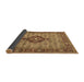 Sideview of Medallion Brown Traditional Rug, tr1427brn