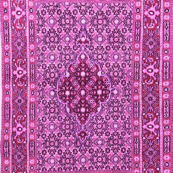 Machine Washable Persian Pink Traditional Rug, wshtr1428pnk