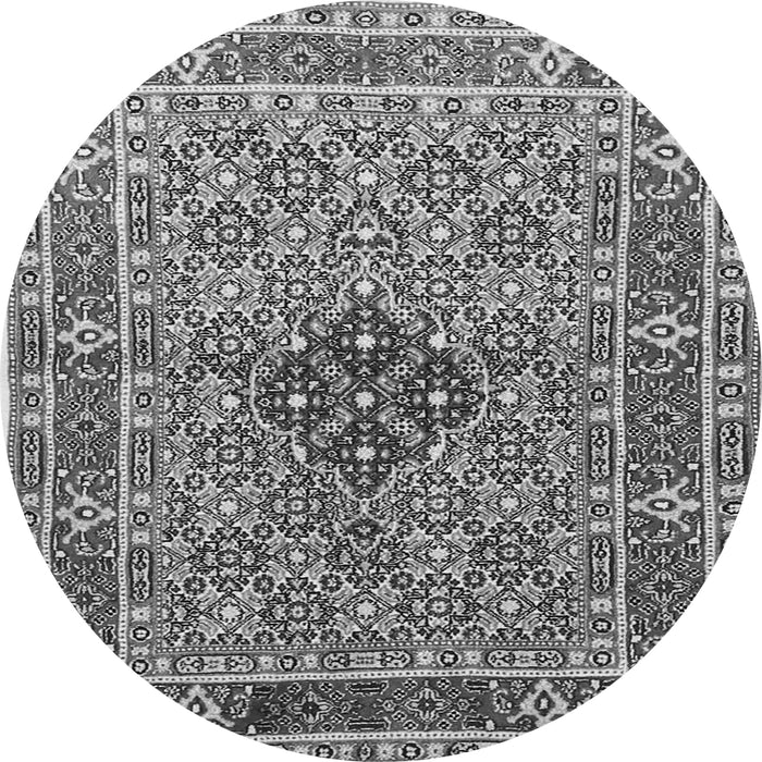 Square Persian Gray Traditional Rug, tr1428gry