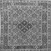 Serging Thickness of Persian Gray Traditional Rug, tr1428gry