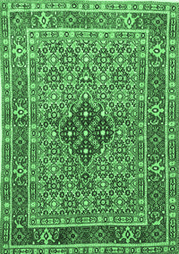 Persian Emerald Green Traditional Rug, tr1428emgrn